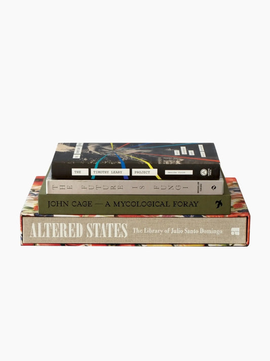 The Mushroom Coffee Table Book Stack