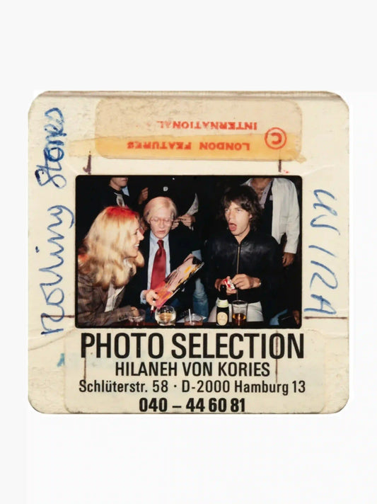 Andy Warhol & Mick Jagger Print