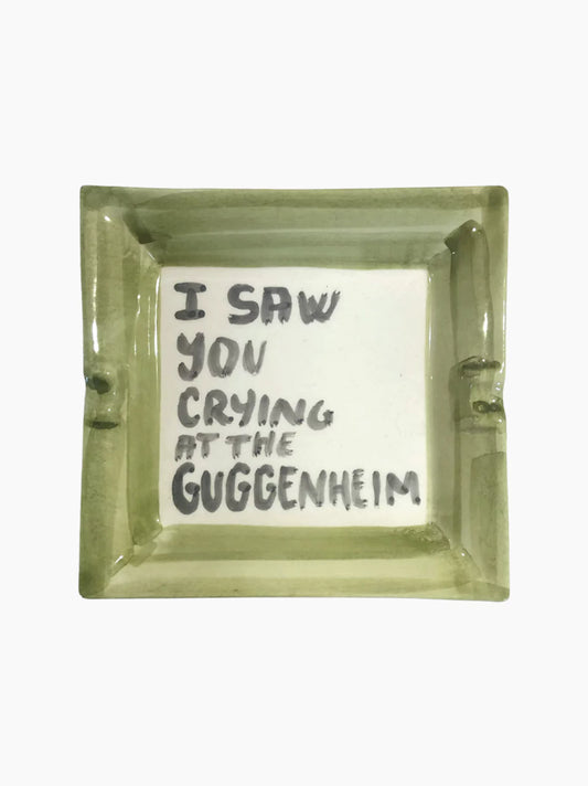 I Saw You Crying at The Guggenheim Trinket Tray