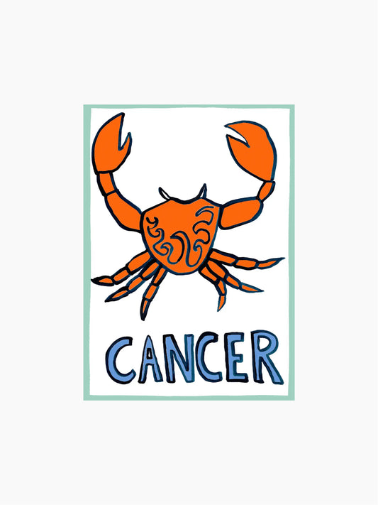 Cancer Linen Tea Towel