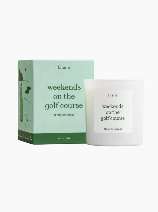 Weekends on the Golf Course Candle