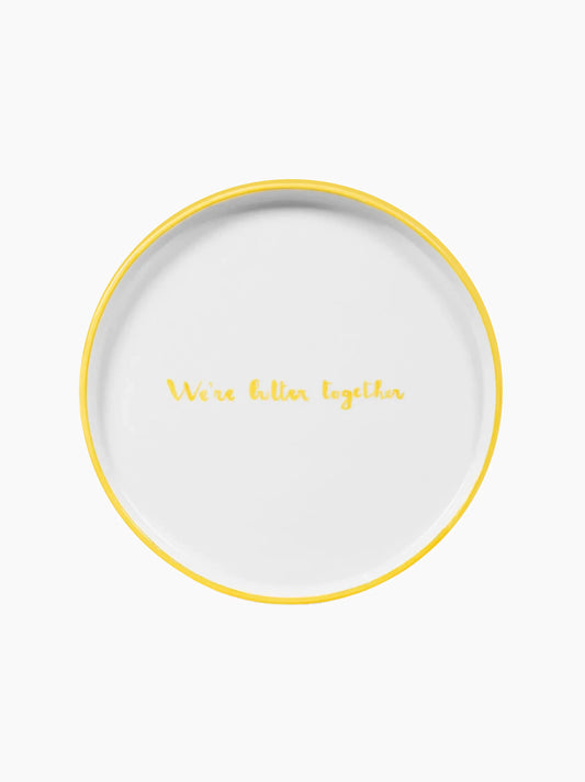We're Butter Together Dinner Plate