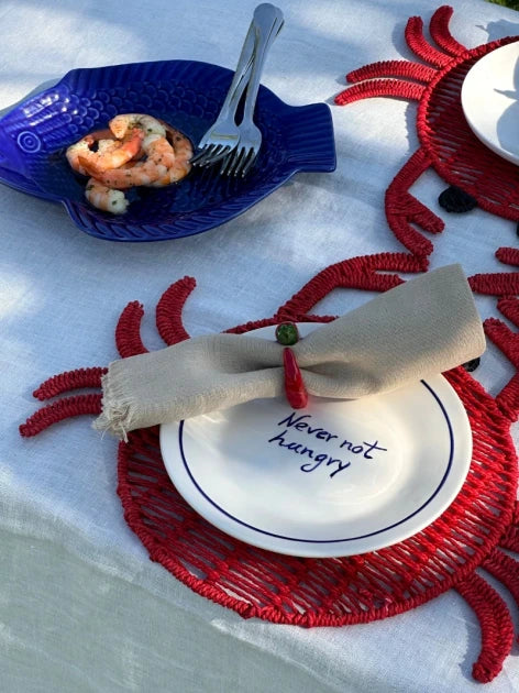 Chilli Pepper Red Napkin Ring Set