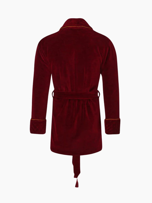 Howard Short Velvet Smoking Jacket