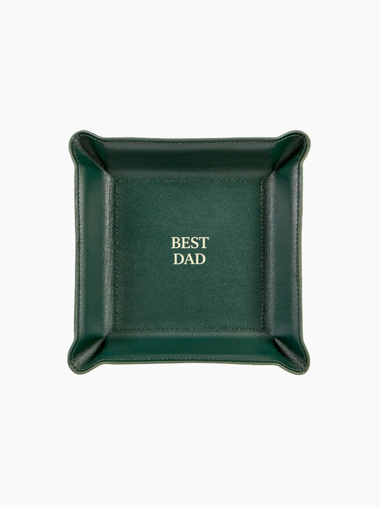 Personalised Leather Valet Tray