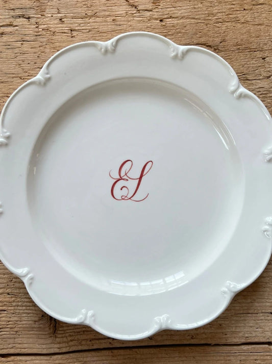 Smerlato Scalloped Plate Set of 12