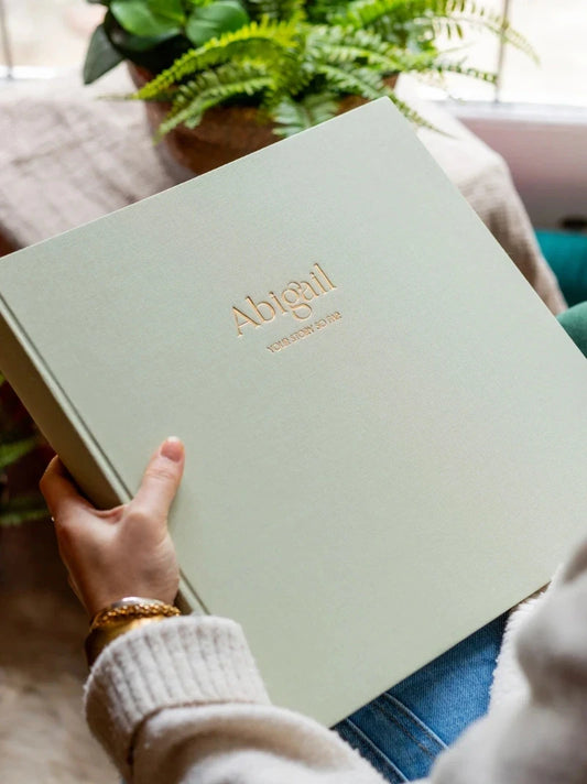 Personalised Linen Photo Album