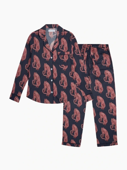 Personalised Sansindo Tiger Long Pyjama Set