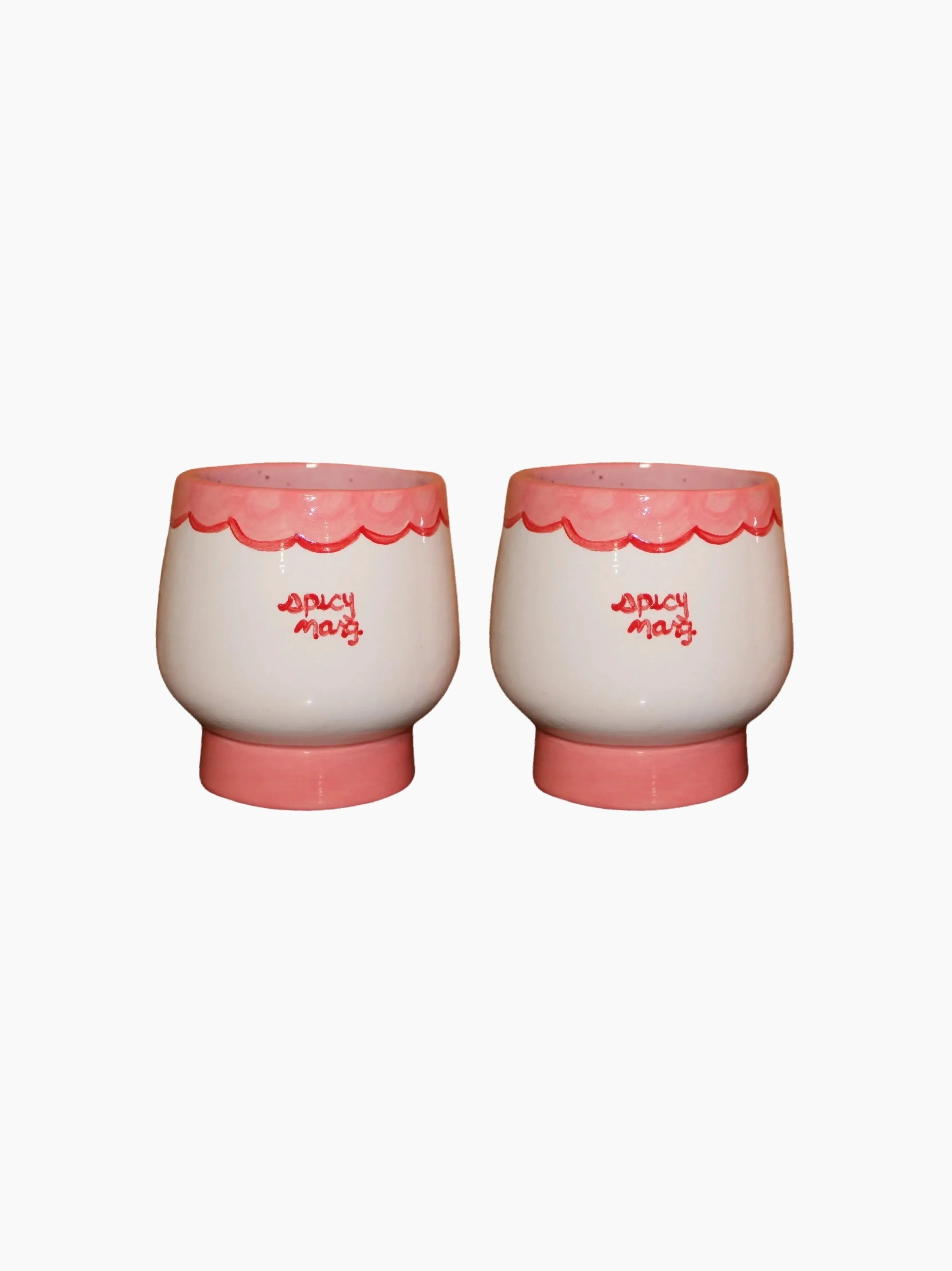 Pink Spicy Marg Glasses Set of 2 | The Go-To