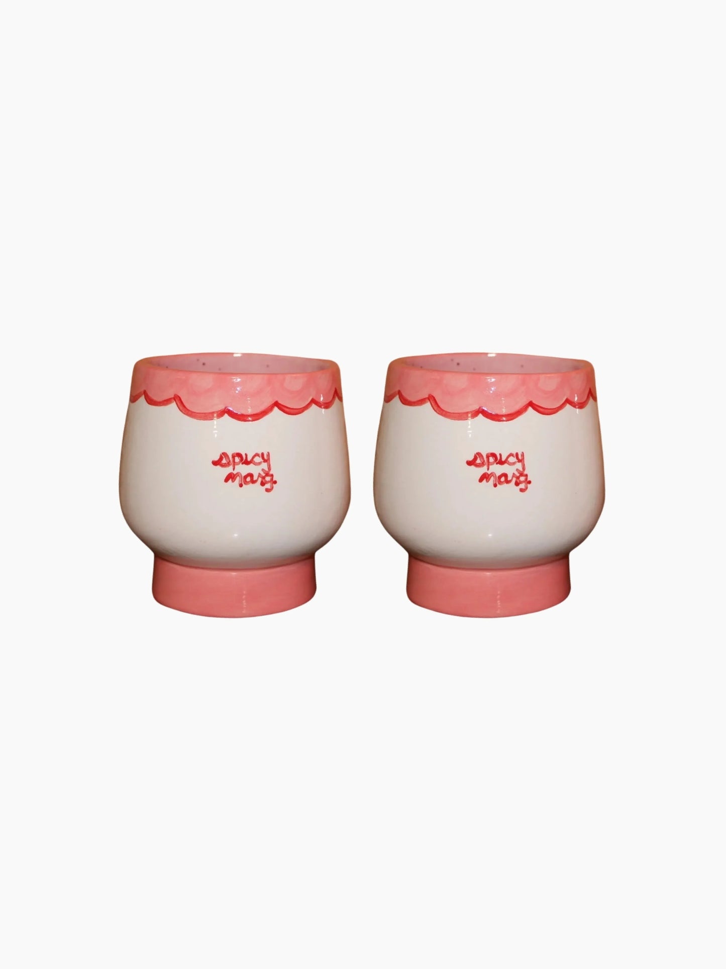 Pink Spicy Marg Glasses Set of 2