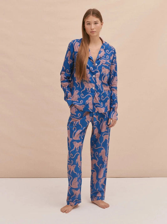 Personalised Blue Chango Long Pyjama Set