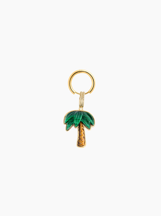 Palm Tree Gold Cut-Out Charm