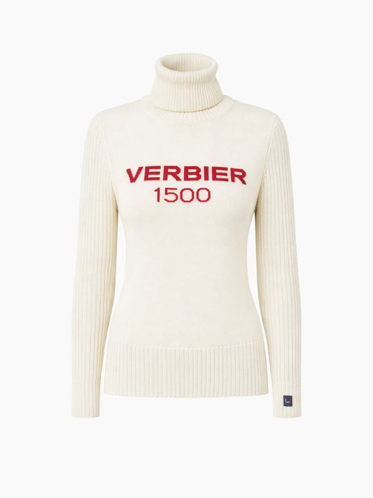 Verbier White Knitted Jumper