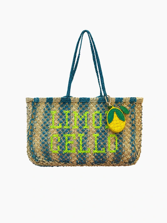 Limoncello Jute Bag With Charm