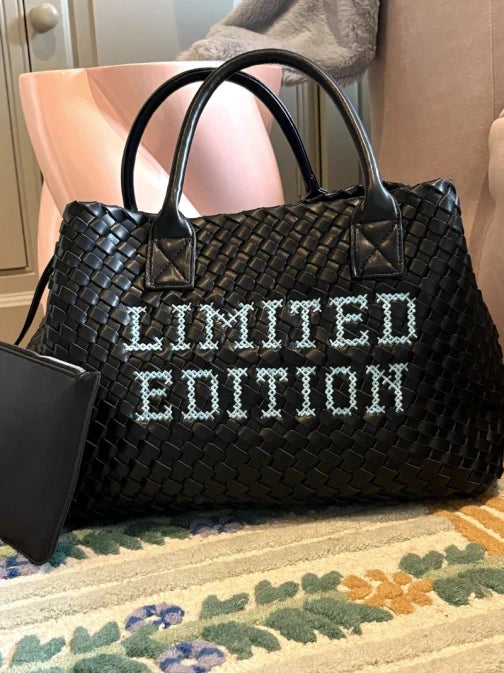 Limited Edition Embroidered Woven Bag