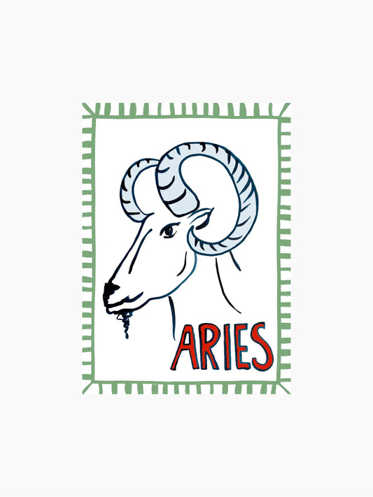 Aries Linen Tea Towel