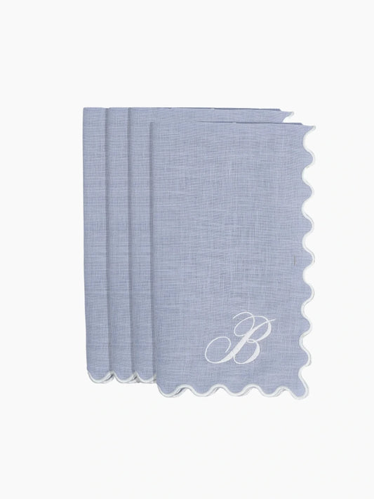 Personalised Dinner Napkins Set