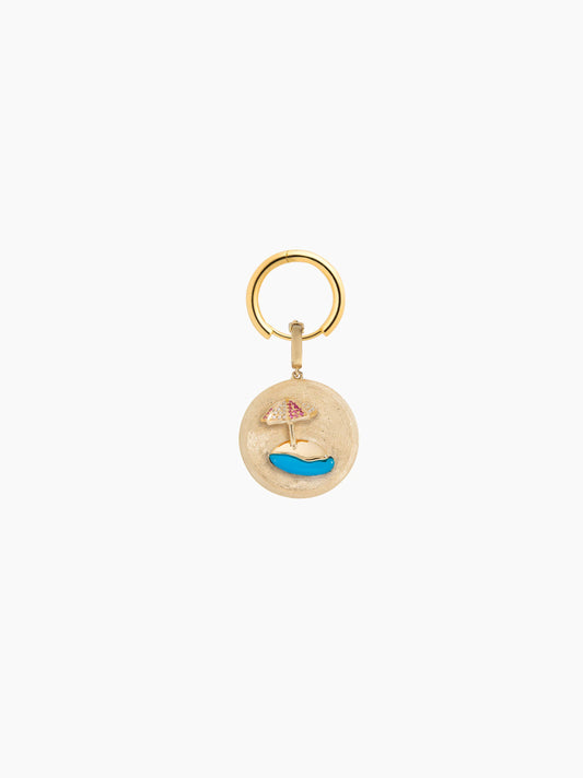 LoveIsland Gold Circle Charm