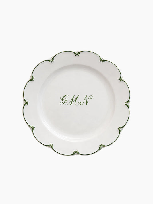 Smerlato Scalloped Plate Set of 12