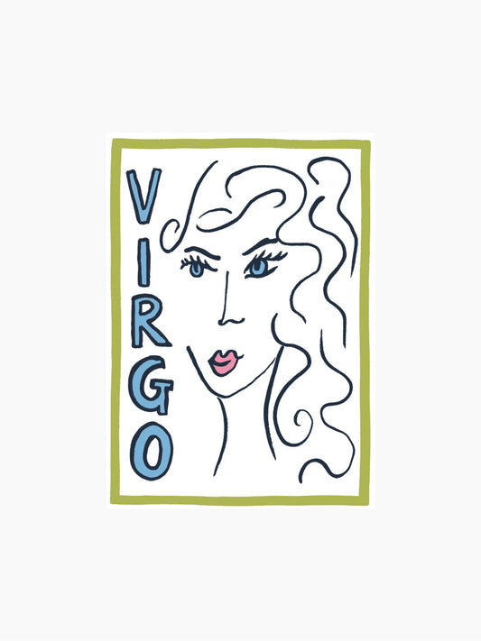 Virgo Linen Tea Towel