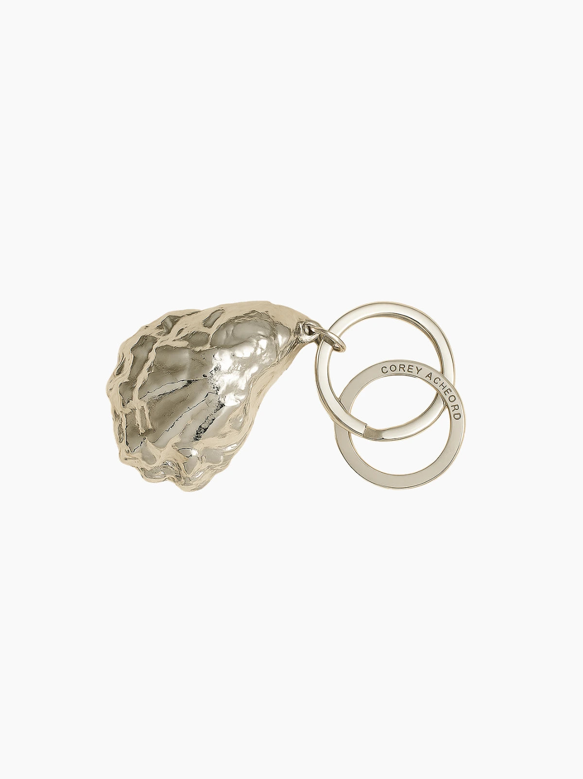 Silver Oyster Keyring | The Go-To
