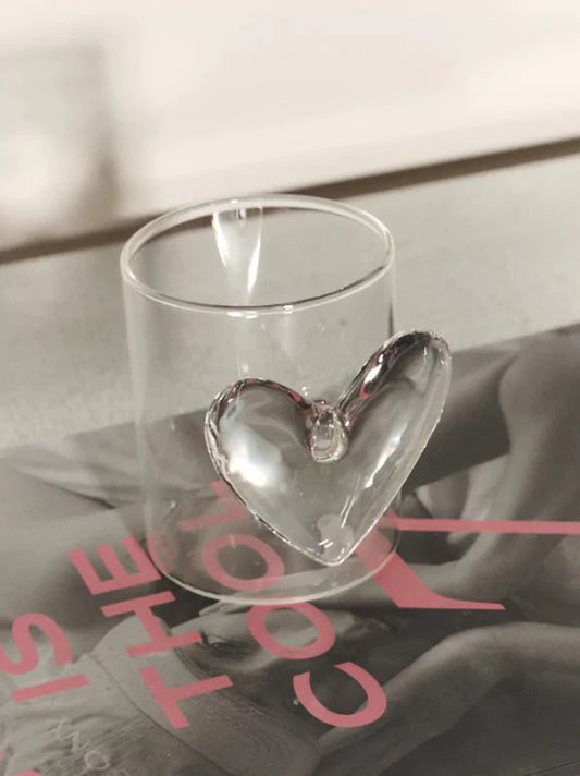Clear Heart Tumbler