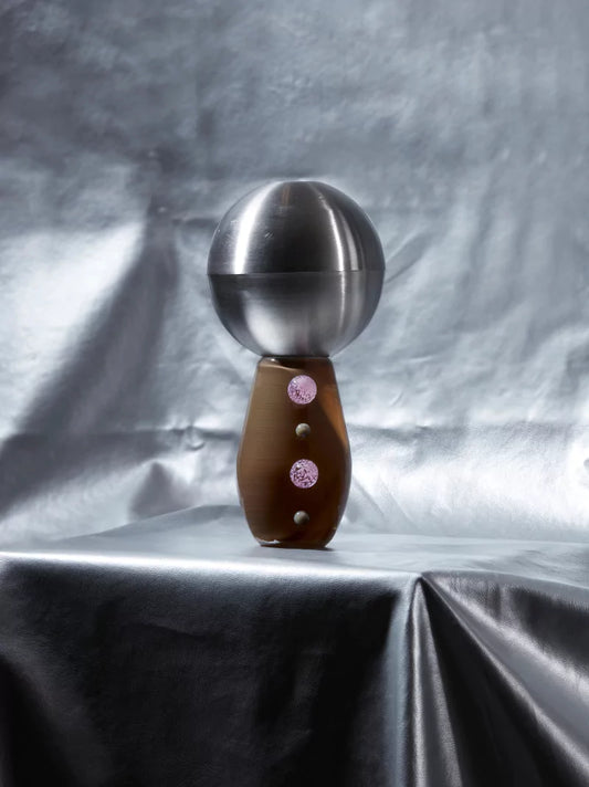 Freckles Cocoa Cupcake Pink Vase