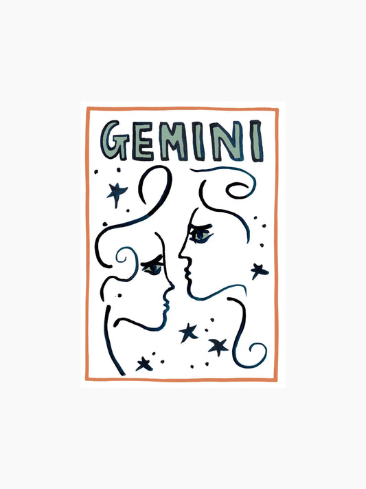 Gemini Linen Tea Towel