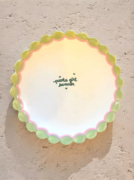 Bespoke Scalloped Dinner Plate
