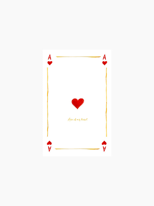 Ace Of My Heart Tea Towel