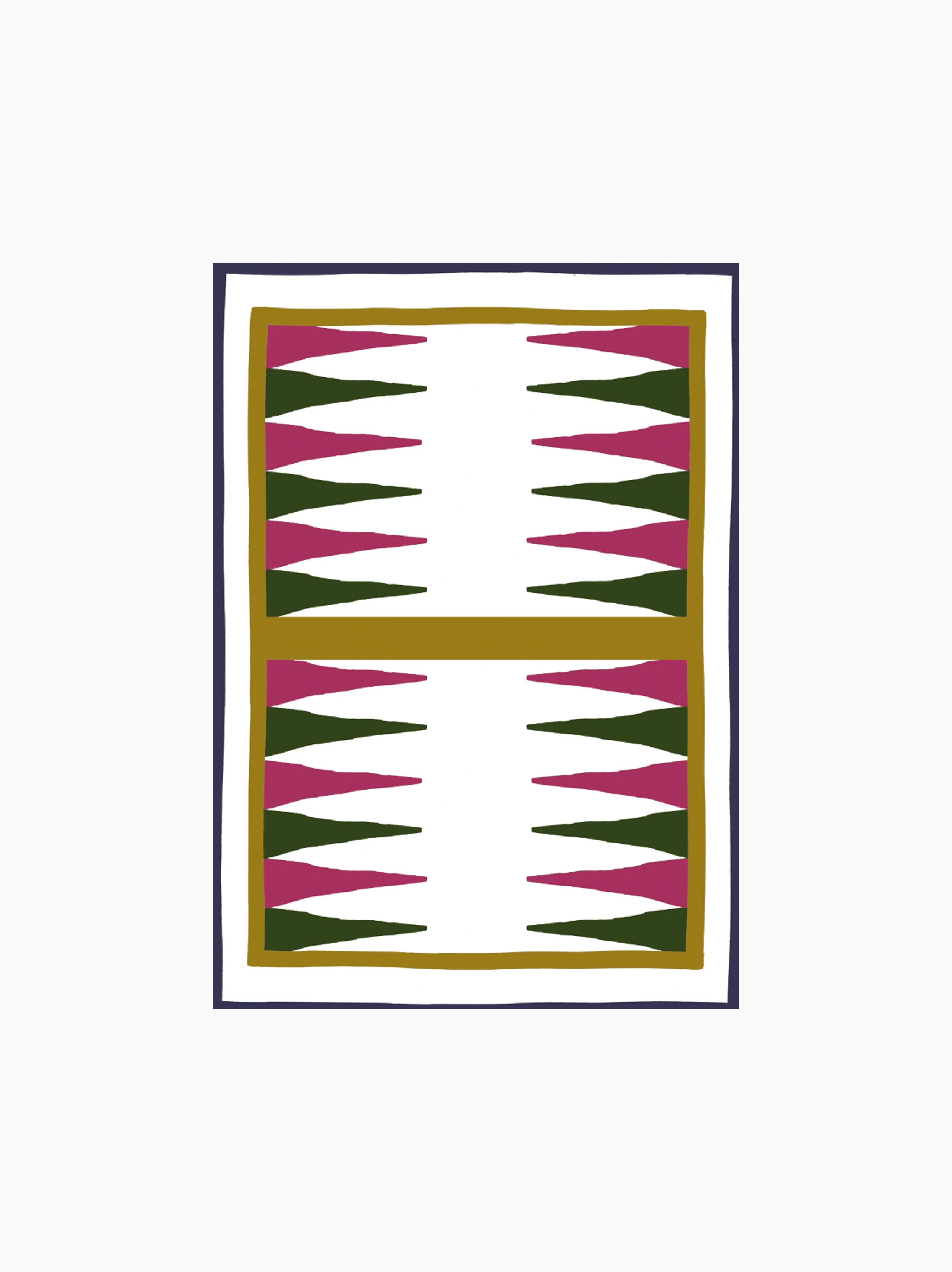 Kitchen Towel Game Backgammon Purple Social & 100% Recycled Tacky
