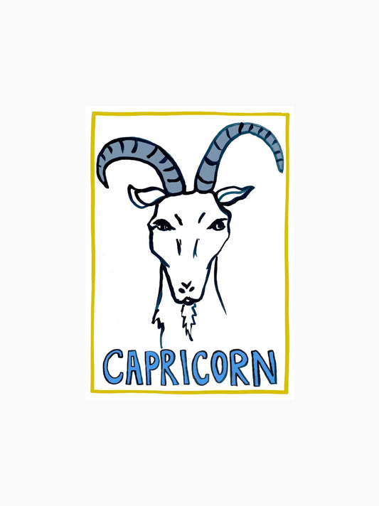 Capricorn Linen Tea Towel