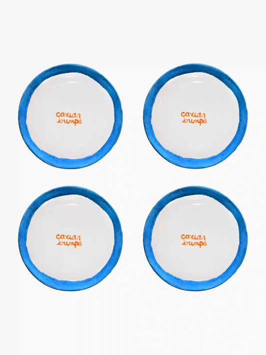 Caviar Bumps Plates Set of 4