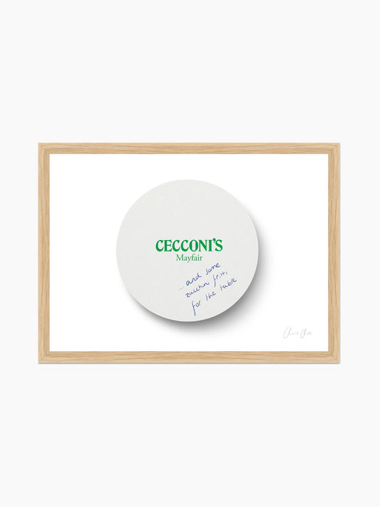 Coaster at Cecconi's Framed Art Print