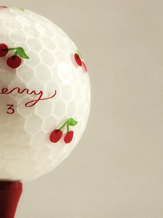 Cherry Motif Golf Ball Set