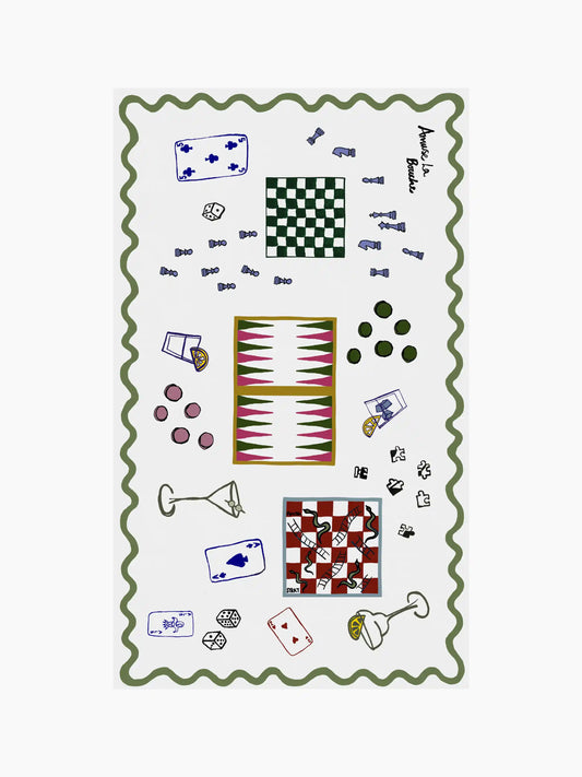 Games Everyday Linen Tablecloth