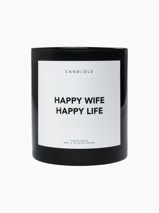 Happy Wife Happy Life Candle