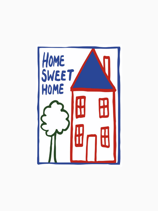 Home Sweet Home Linen Tea Towel