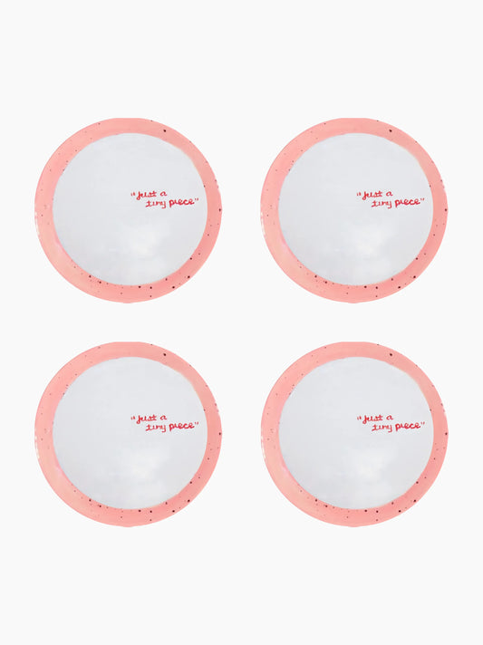 Tiny Piece Plates Set of 4