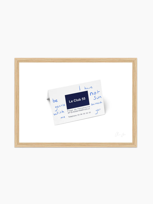 Le Club 55 ii Art Print