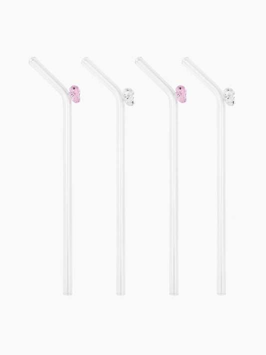 Bow Straws Set of Four