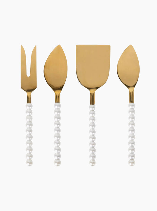 Pearl Cheese Knives Set