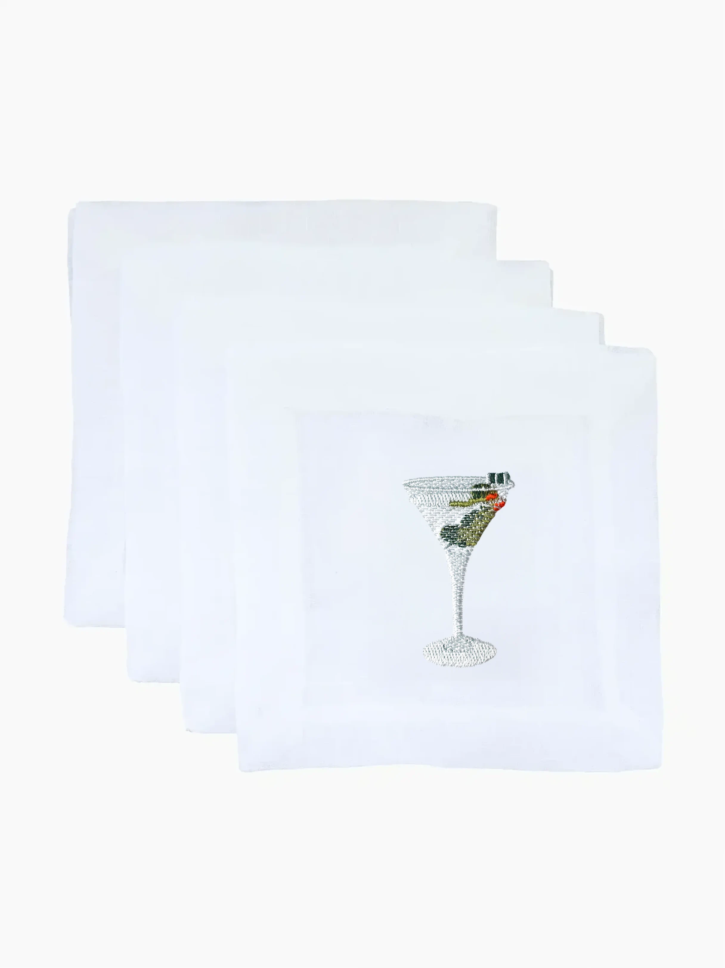 Martini Olive Cocktail Napkins