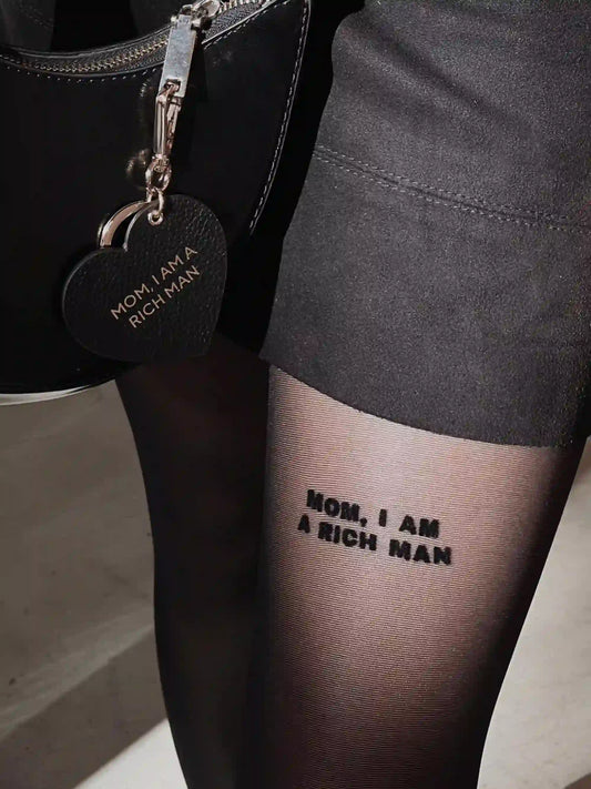 Mom I Am A Rich Man Thigh Tights