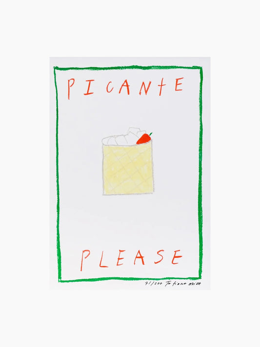 Picante Please Art Print