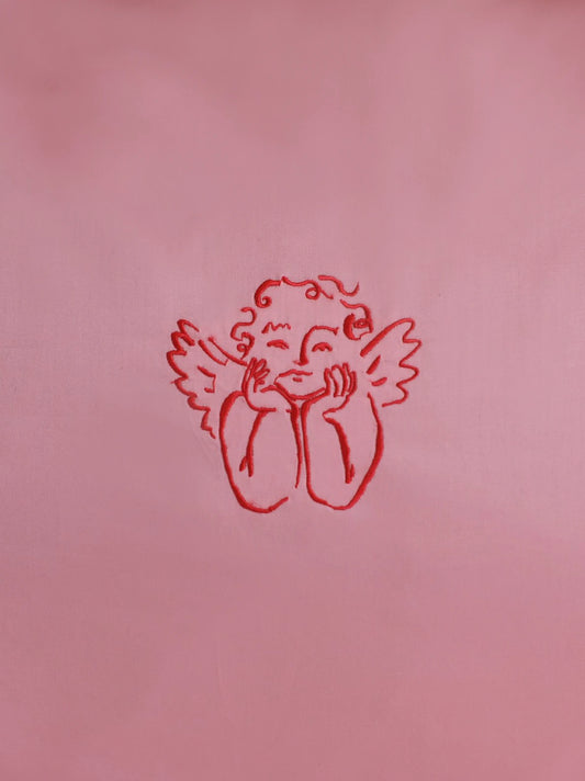 Pink Cherub Pillowcase Set