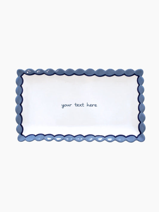 Bespoke Scalloped Serving Tray