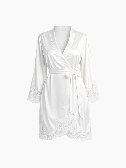 Personalised Lace Robe