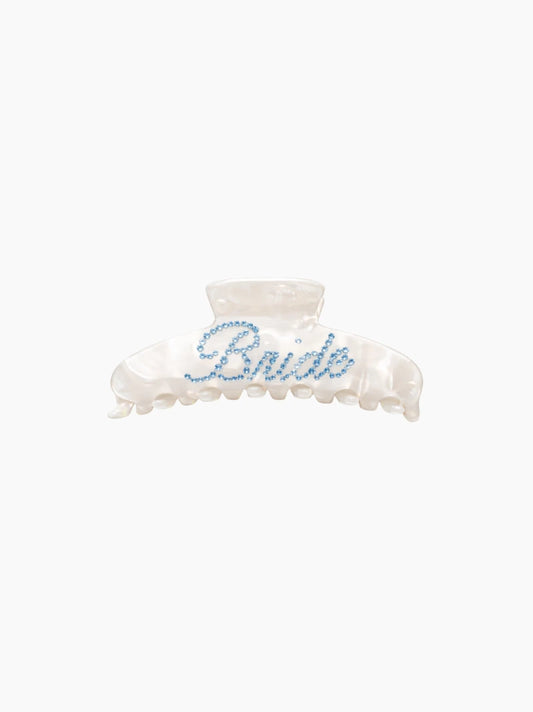 Bride Crystal Hair Claw Clip