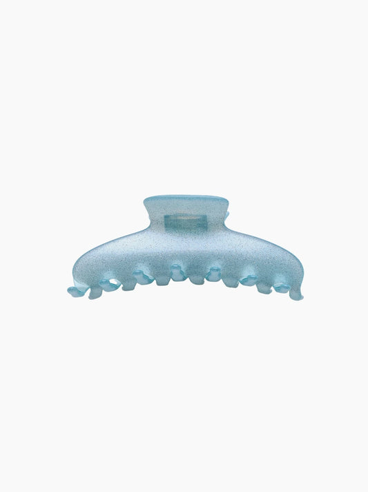 Frosted Sky Blue Hair Claw Clip